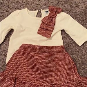 Janie & Jack top and skirt